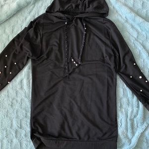 Oversized long hoodie